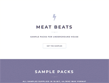 Tablet Screenshot of meatbeats.com